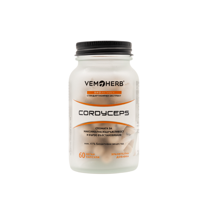 Cordyceps, 60 capsules I VemoHerb<sup>®</sup> - Image 1