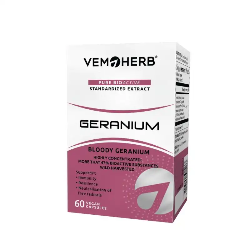 Geranium, 60 caps I VemoHerb<sup>®</sup>