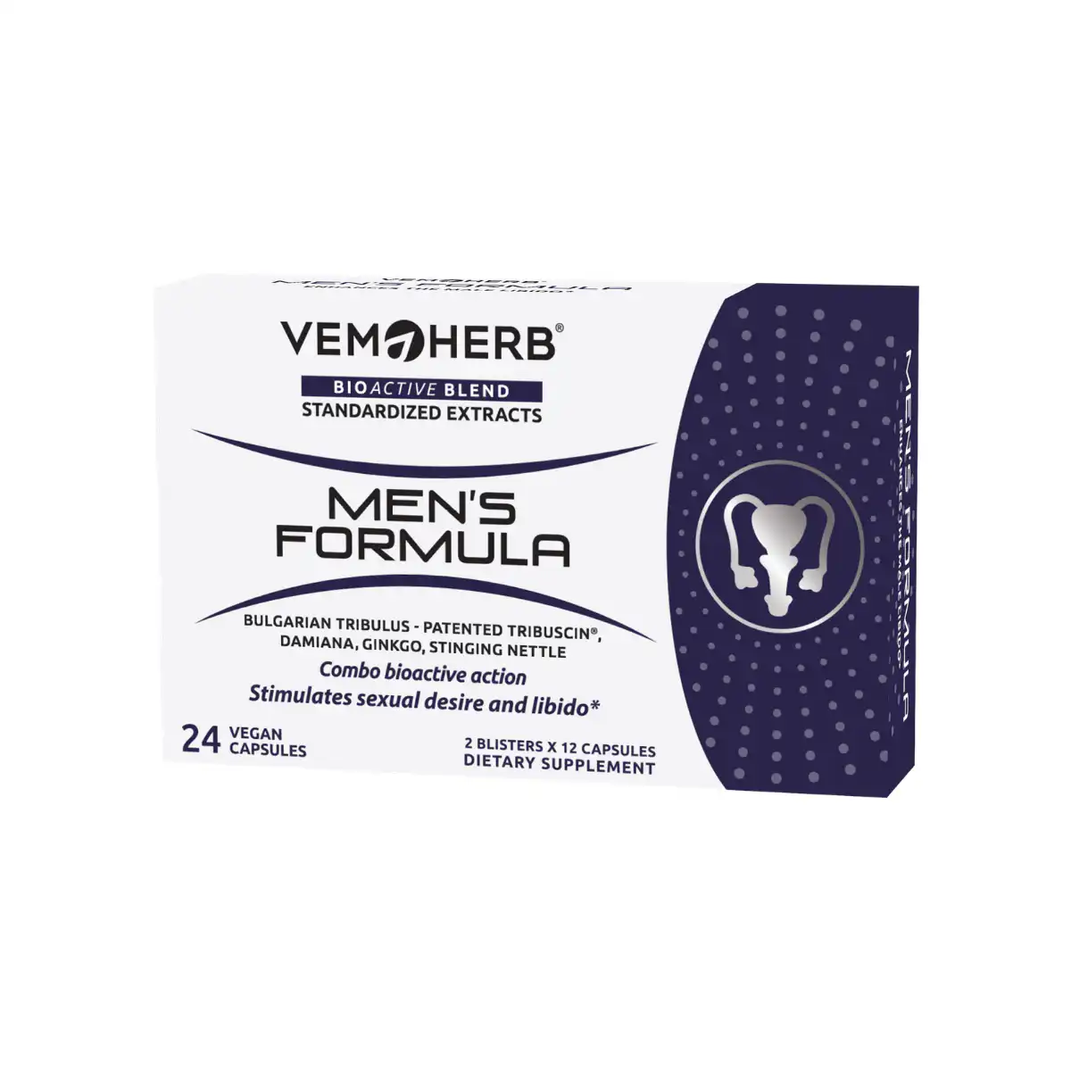 MF Men's Formula, 24 capsules I VemoHerb<sup>®</sup> - Image 1