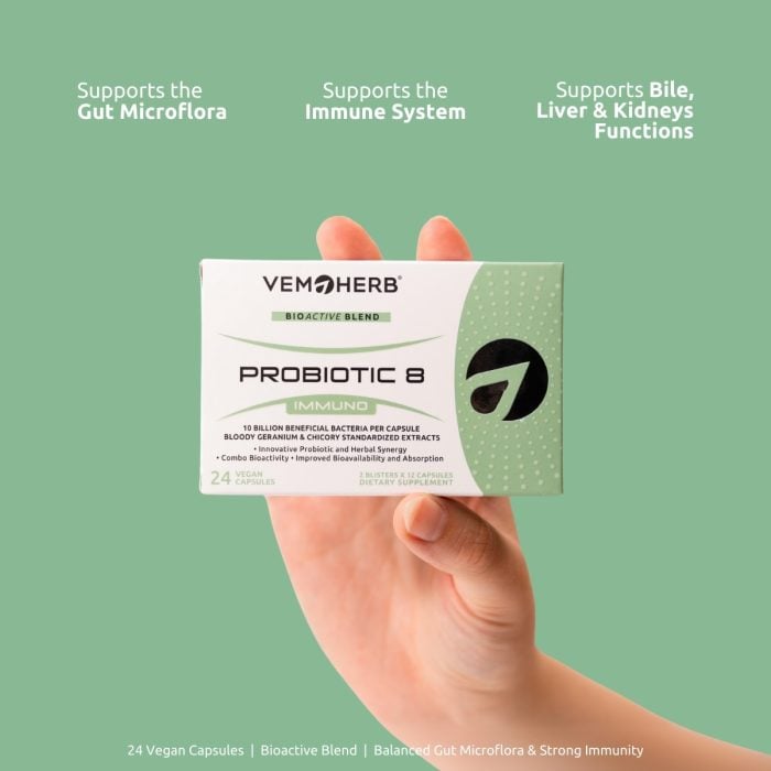 ProBiotic 8 Immuno, 24 caps I VemoHerb<sup>®</sup> - Image 2